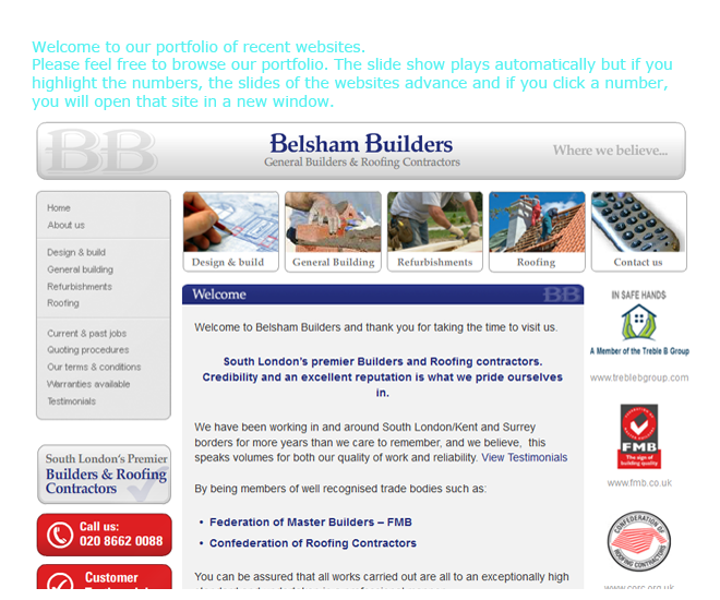 Belsham Builders Screenshot
